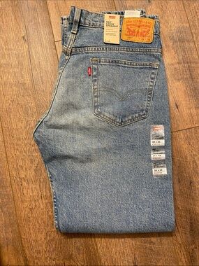 Levi's Men's Loose Straight Jeans - Medium Blue Denim